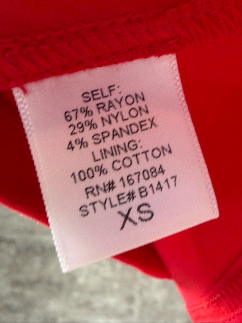 NWT Tuckernuck 3/4 Sleeve Ponte Clifton Dress in Red Size XS - Picture 9 of 12